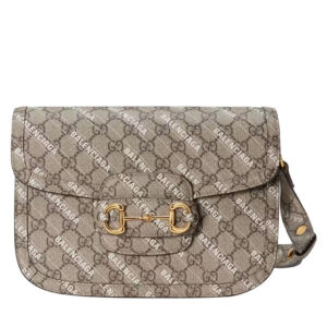 Gucci The Hacker Project Small Gucci Horsebit 1955 Bag 602204 Coffee