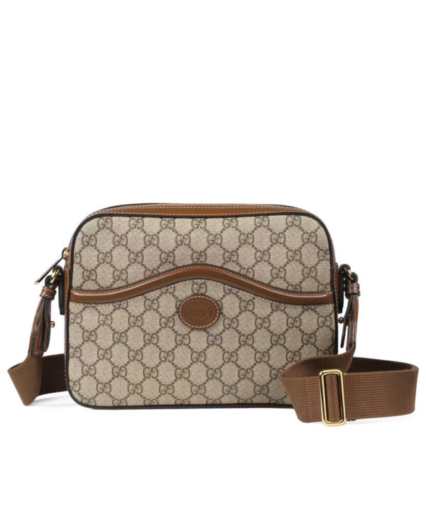 Gucci Messenger Bag With Interlocking G 675891 Dark Coffee