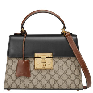 Gucci Padlock small GG top handle bag 453188 Coffee