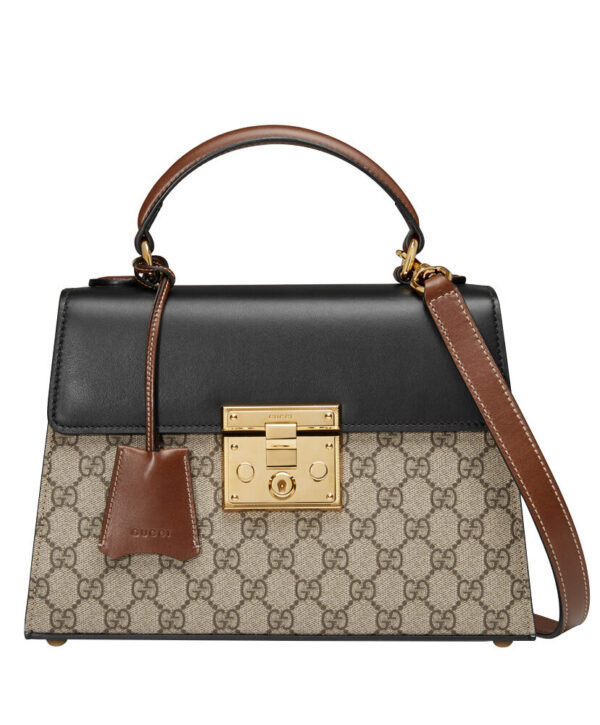 Gucci Padlock small GG top handle bag 453188 Coffee