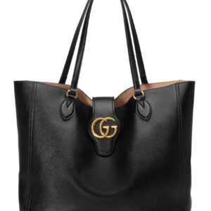 Gucci Medium Tote With Double G 649577 Black