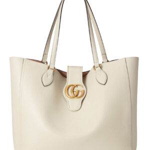 Gucci Medium Tote With Double G 649577 Cream