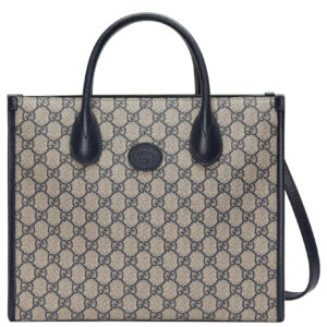 Gucci Small Tote Bag With Interlocking G 659983 Dark Blue