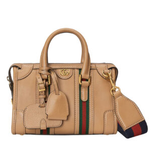 Gucci Mini Canvas Top Handle Bag 715771 Brown