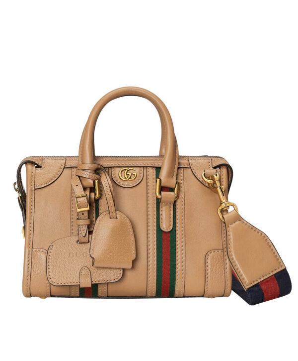 Gucci Mini Canvas Top Handle Bag 715771 Brown