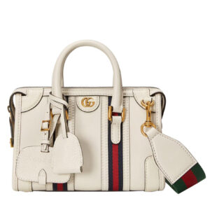 Gucci Mini Canvas Top Handle Bag 715771 White