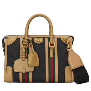 Gucci Small Canvas Top Handle Bag 715772 Brown