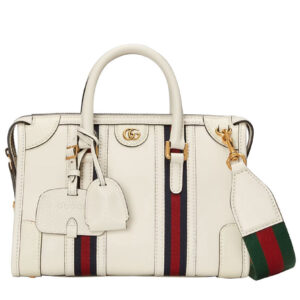 Gucci Small Canvas Top Handle Bag 715772 White