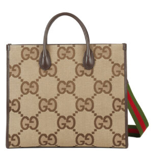 Gucci Tote bag with jumbo GG 678839 Dark Coffee