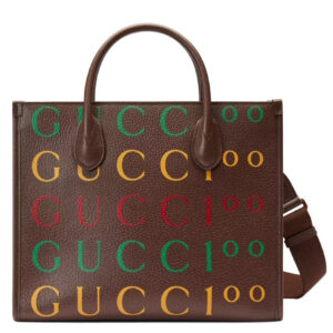 Gucci 100 Small Tote Bag 680956 Dark Coffee