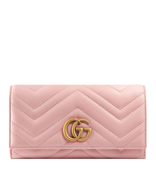 Gucci GG Marmont continental wallet 443436 Pink