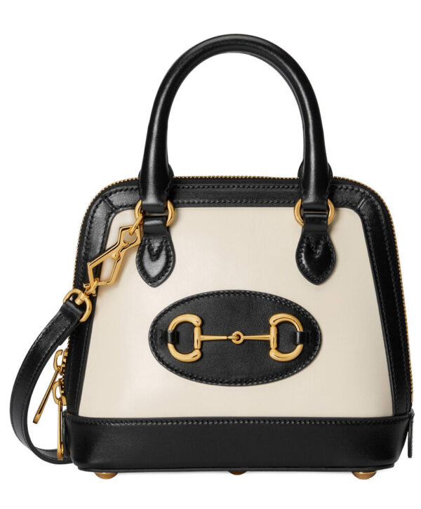 Gucci Horsebit 1955 Mini Top Handle Bag 640716 Cream