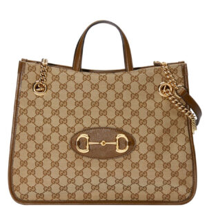 Gucci 1955 Horsebit Medium Tote 621144 Coffee