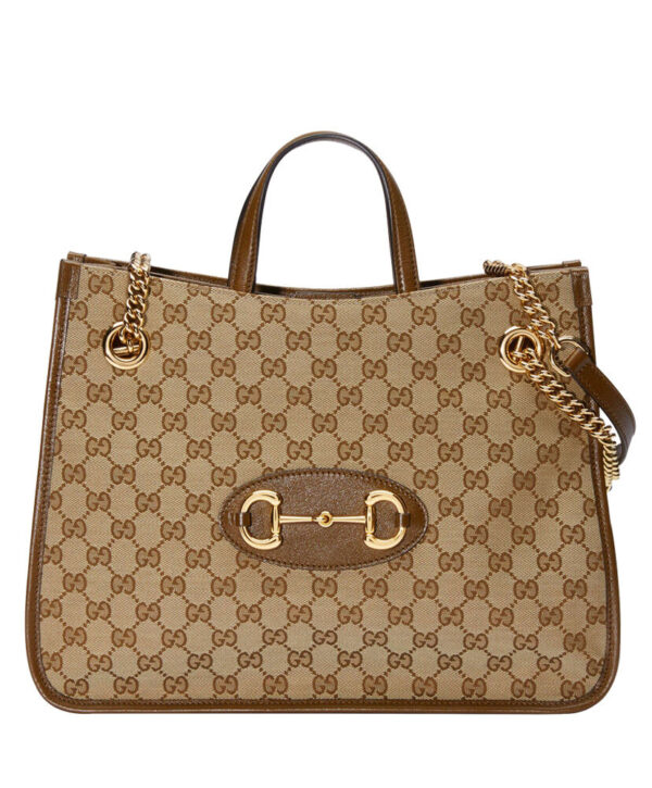 Gucci 1955 Horsebit Medium Tote 621144 Coffee