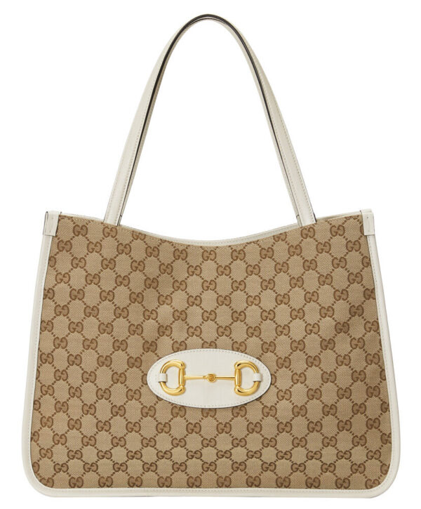 Gucci 1955 Horsebit tote bag 623694 Cream