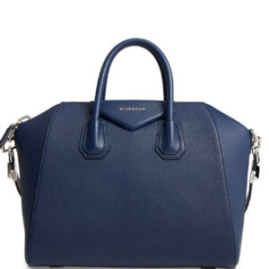 Givenchy Antigona Leather Large Duffel Dark Blue