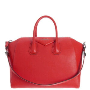 Givenchy Antigona Leather Large Duffel Red