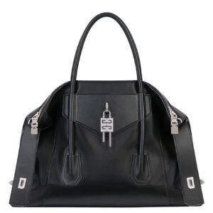 Givenchy Medium Antigona Soft Lock Handbag Black