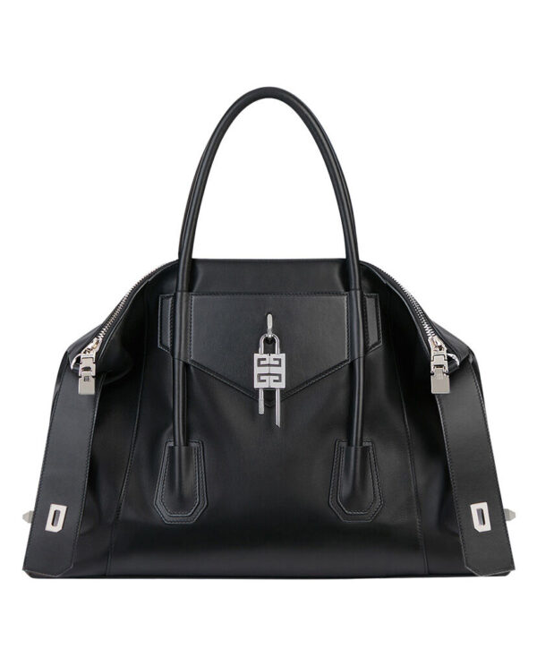 Givenchy Medium Antigona Soft Lock Handbag Black