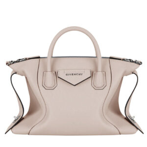 Givenchy Small Antigona Soft Bag In Smooth Leather Gray