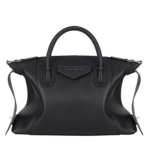 Givenchy Small Antigona Soft Bag In Smooth Leather Black