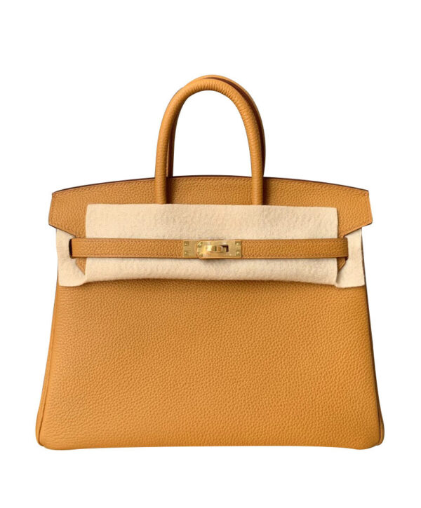 Hermes Birkin 25 Togo Leather Apricot