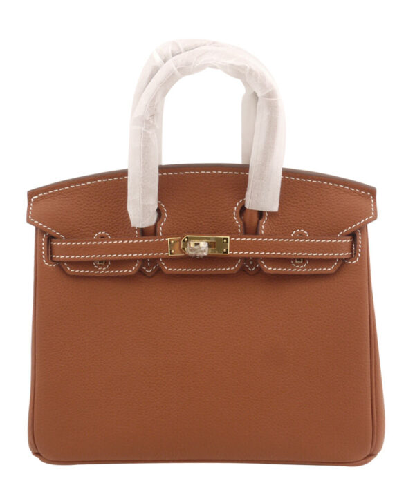 Hermes Birkin 25 Togo Leather Light Coffee