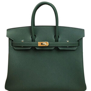 Hermes Birkin 25 Togo Leather Green