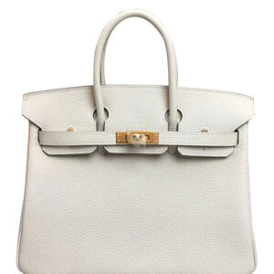 Hermes Birkin 25 Togo Leather Cream