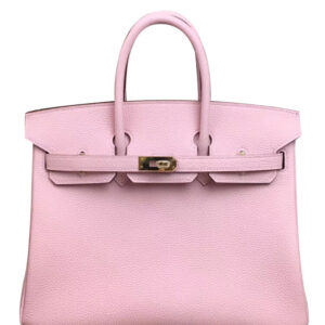 Hermes Birkin 25 Togo Leather Peachblow