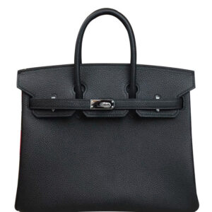 Hermes Birkin 25 Togo Leather Black