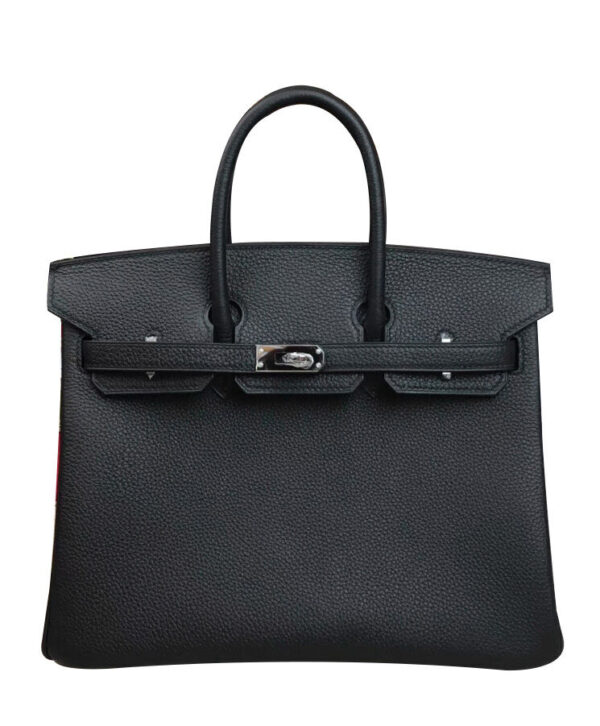 Hermes Birkin 25 Togo Leather Black