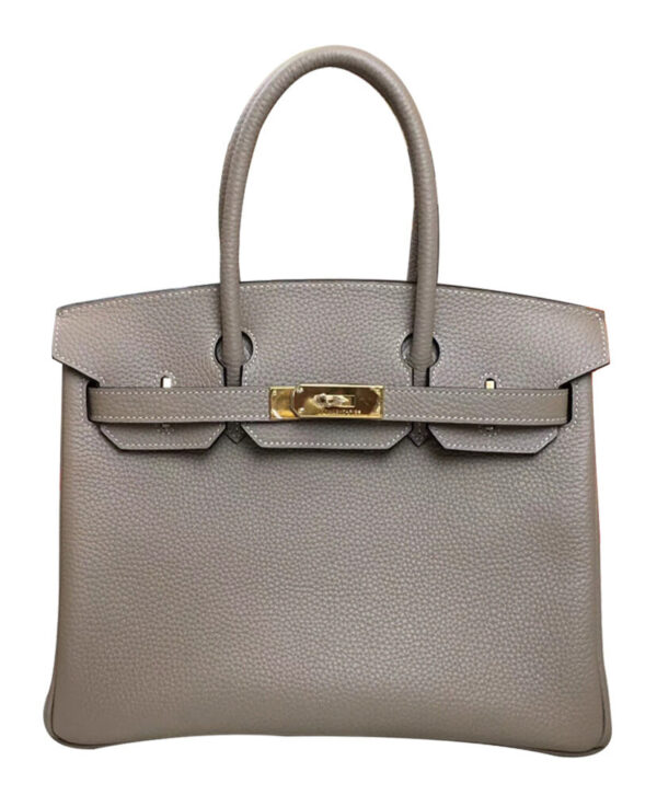 Hermes Birkin 30 Togo Leather Light Gray