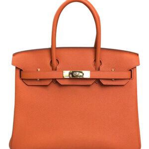 Hermes Birkin 30 Togo Leather Orange