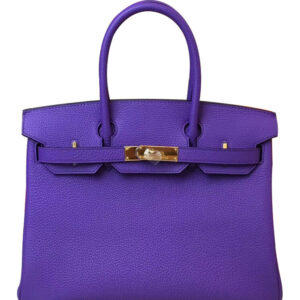 Hermes Birkin 30 Togo Leather Purple