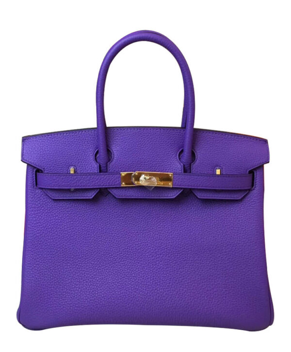 Hermes Birkin 30 Togo Leather Purple