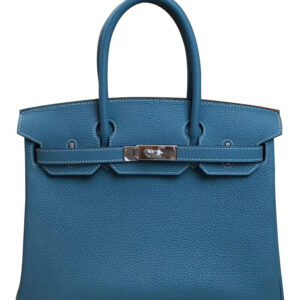 Hermes Birkin 30 Togo Leather Blue