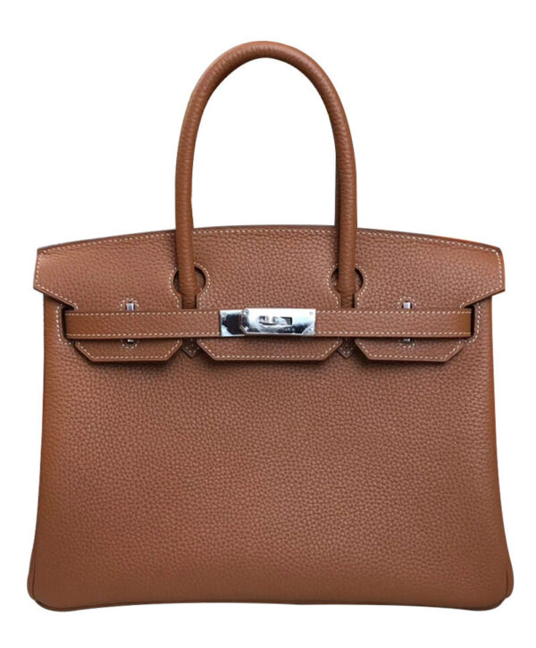 Hermes Birkin 30 Togo Leather Light Coffee