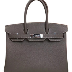 Hermes Birkin 30 Togo Leather Dark Gray