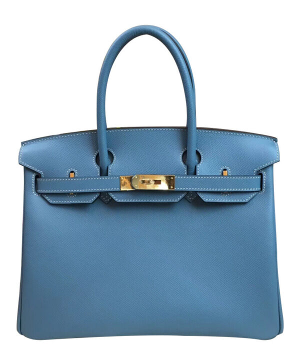 Hermes Birkin 30 Epsom Leather Blue