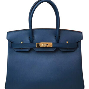 Hermes Birkin 30 Epsom Leather Dark Blue