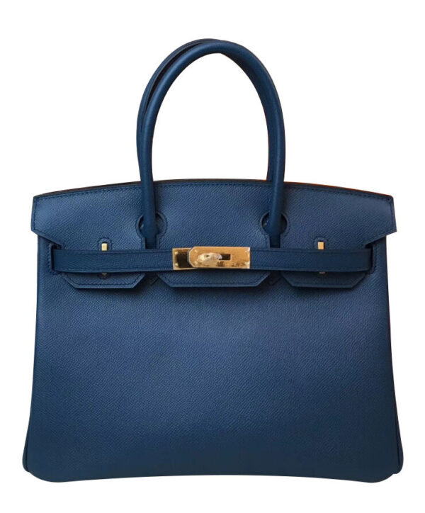 Hermes Birkin 30 Epsom Leather Dark Blue