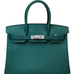 Hermes Birkin 30 Epsom Leather Dark Green