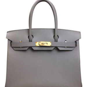 Hermes Birkin 30 Epsom Leather Light Gray