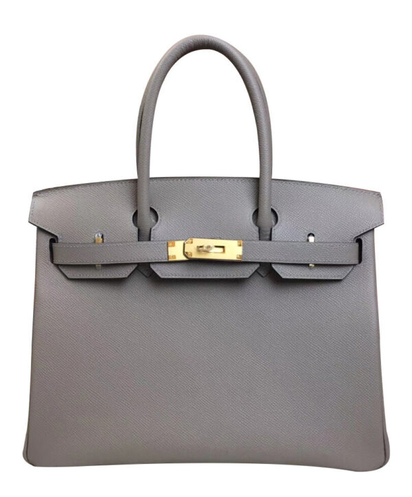 Hermes Birkin 30 Epsom Leather Light Gray