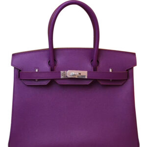 Hermes Birkin 30 Epsom Leather Purple