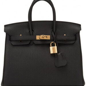 Hermes Birkin 30 Bag Togo Leather Black