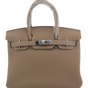 Hermes Birkin 30 Bag Togo Leather Gray