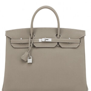 Hermes Birkin 35 Bag Togo Leather Gray