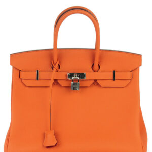 Hermes Birkin 35 Bag Togo Leather Orange